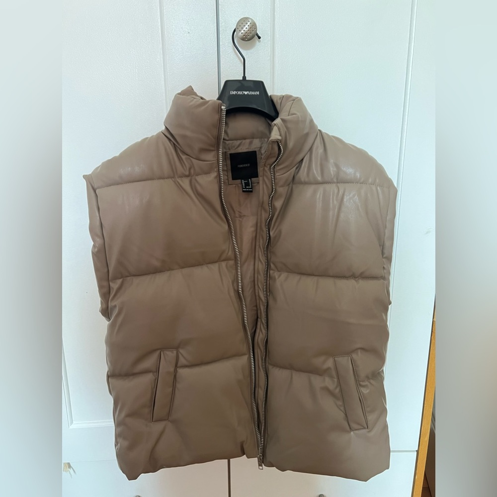 Forever 21 vegan leather vest